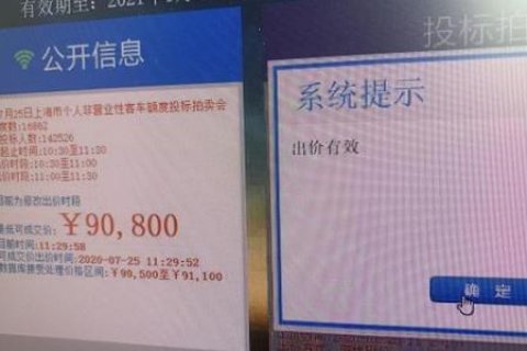 沪牌拍卖价格正确提交成功但没中标，你知道为什么吗