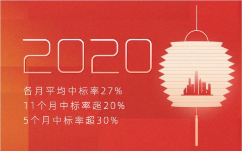 12月沪牌哥代拍牌命中率24%，2020年完美收官