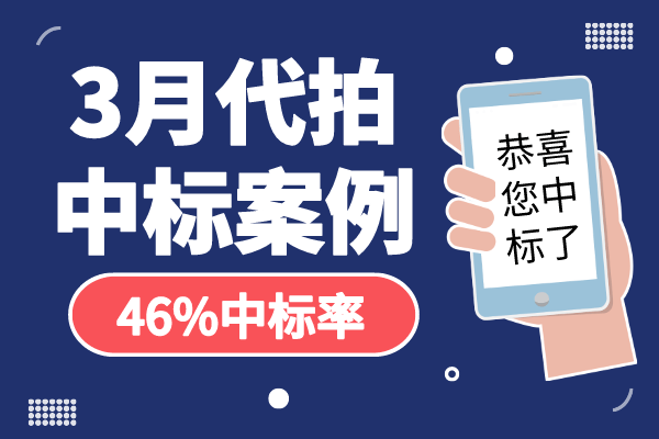 3月代拍沪牌中标案例